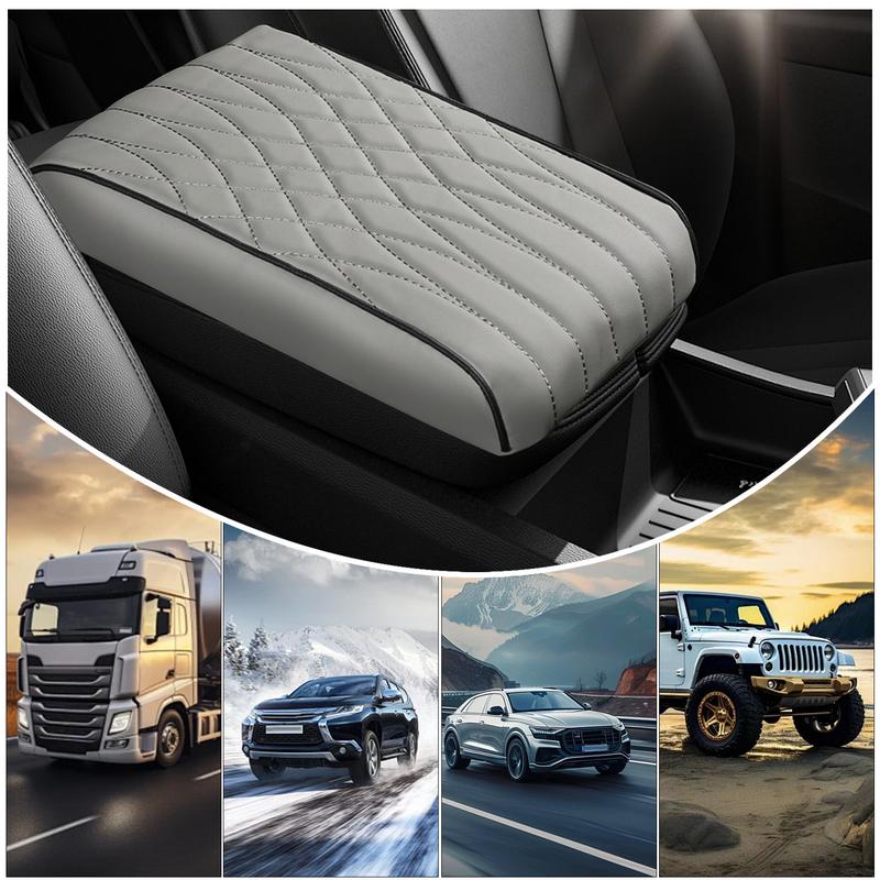 Car Armrest Cushion Auto Armrest Box Pad Comfortable Armrest Cover For Car Center Console Multifunctional Suitable For Vehicle