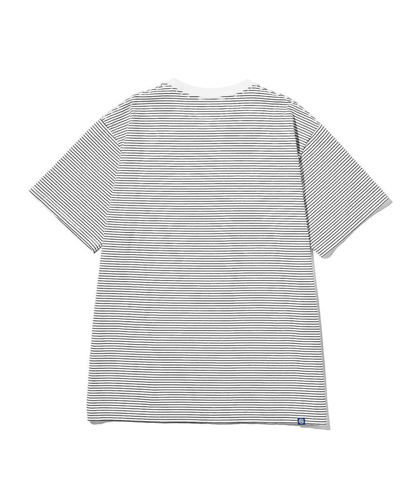 GORDON MILLER Short Sleeve Border Pocket M Size 1750815 Men's T-Shirt White/Black