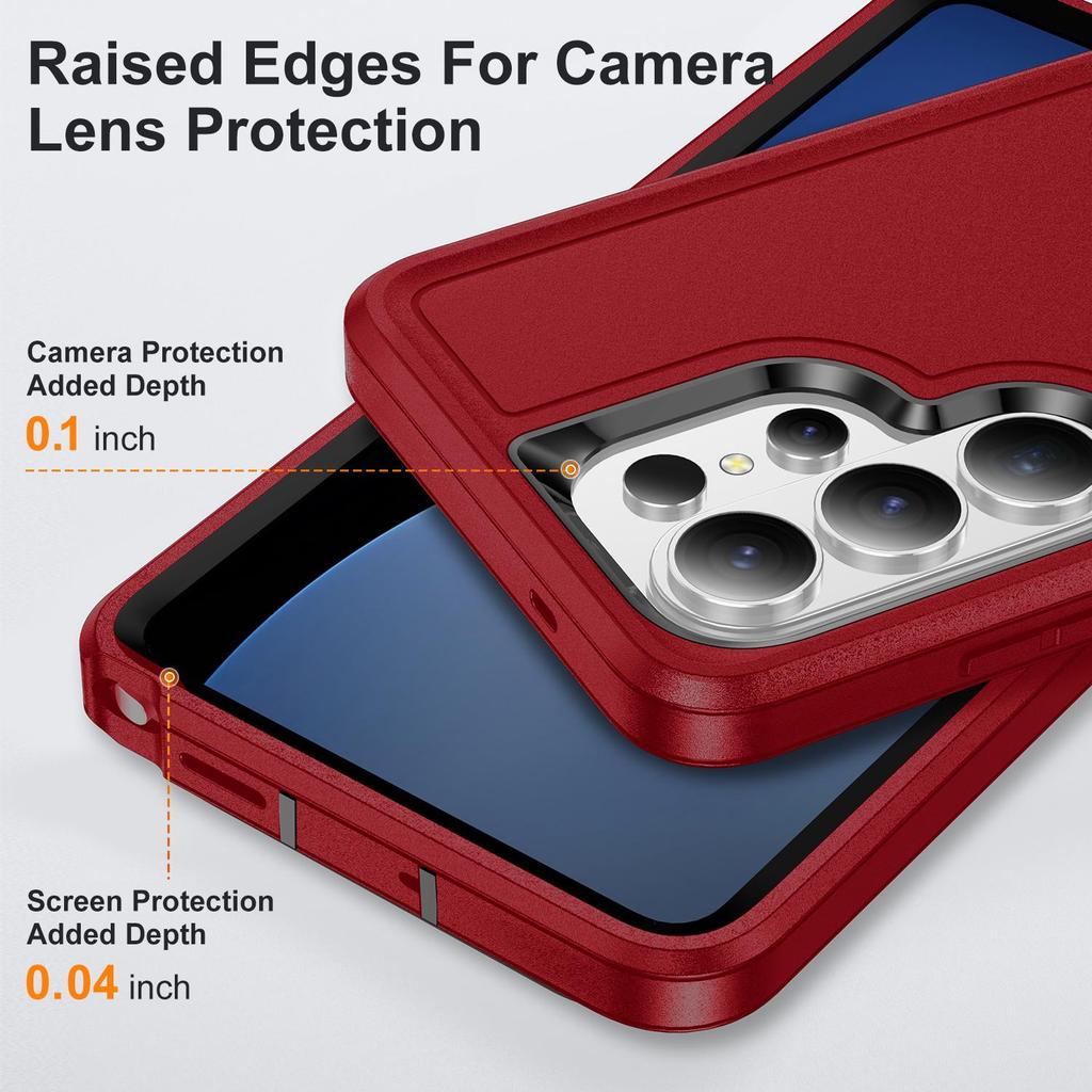 Phone Case For Samsung S26 / S26 Plus / S26 Ultra , Shockproof Hybrid Rugged Hard Back Cover