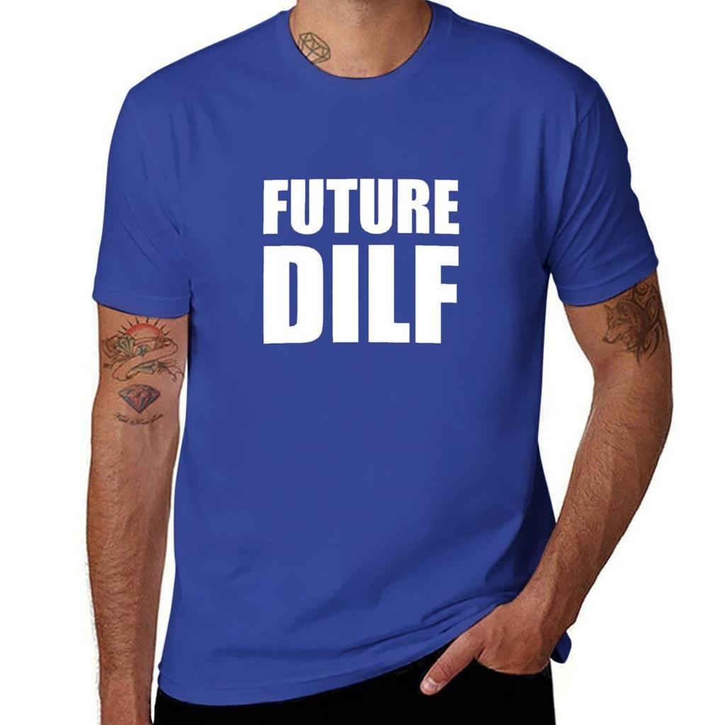 Future DILF T-Shirt Plus Sizes Summer Top Tshirts for Men