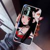 Japanese Style Anime Phone Case For Xiaomi Redmi Note 10 11 12 13 14 15 Pro Plus 11S 12S 14S 11T 11E 10S Soft TPU Back Cover Red