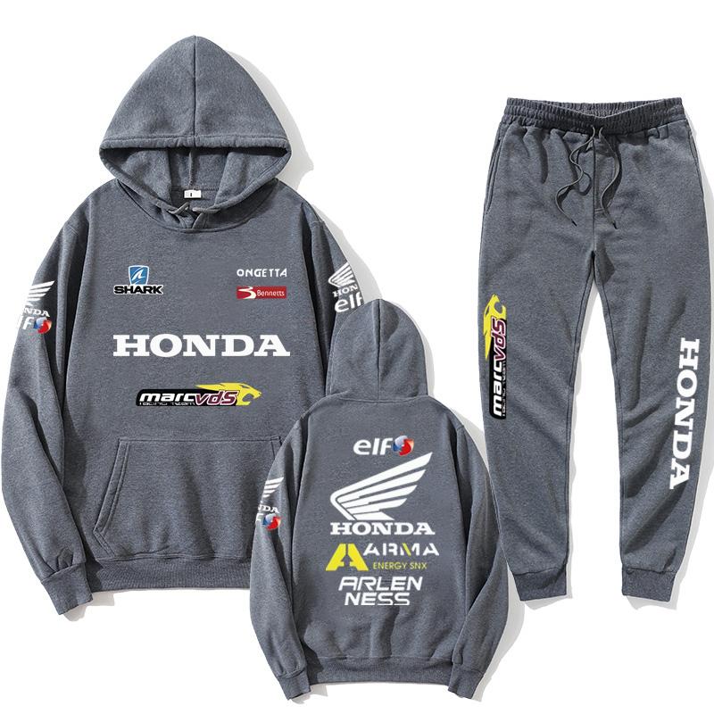 2026 Vīriešu komplekti Honda Motociklu Hūdiji