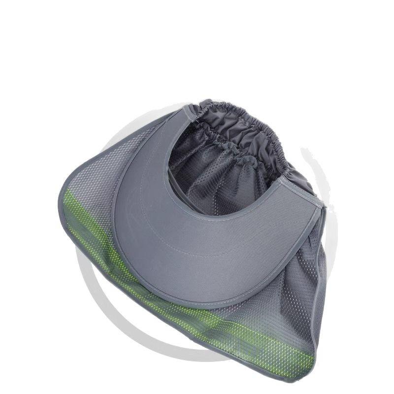 Casque de sécurité à visière large pour protection solaire