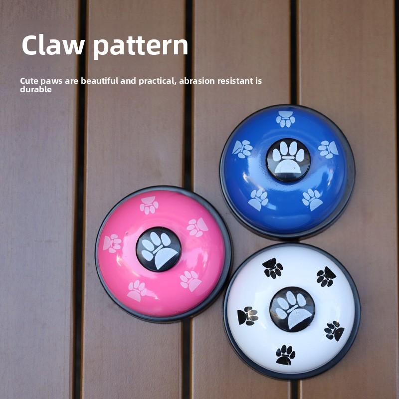 Cat and Dog Trainer, Pet Footprint Bell, Teddy Dog Bell, Meal Bell, Dog Intelligence Toy, Golden Retriever Bell
