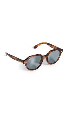 Solbriller RB4399F GINA STRIBET HAVANA Glas 53 [Ray-Ban] Stel/BLÅ