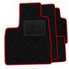 [BLM]BM060 Red - Set of Velour Floor Mats To Fit BMW Z4 E89 2008-2016 - Red Trim