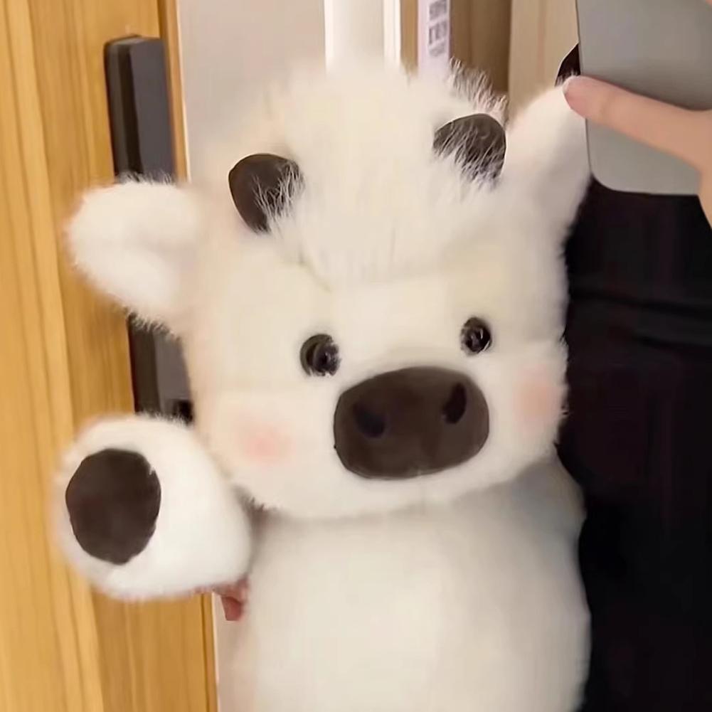 Soft Calf Pig Stuffed Animal Plush Toy Cute Animated Stuffed Animal Pillow Creative Running Pig Plush Toy Gift 17.7Inch