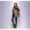 Fashion down jacket women's medium and long women's new product large lapel, thin, fashionable and versatile casual thickened coat