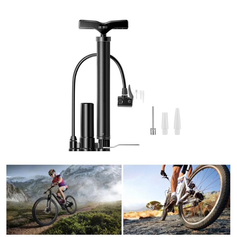 Bicycles Tire Inflators High Pressure Bike Floor Pump Manual Airs Pump Mountain Bicycles Pump Basketball Inflators