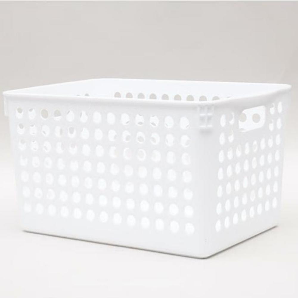 Leben(Speisekammer) Netzkorb Nr. 5 Weiß (17.5 * 26 * 14 cm)