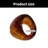 Trendy Coffee Resin Ring Accessory Elegant Coffee Resin Ring Perfect For Everyday Wear And Easy To Pair With Any Outfit