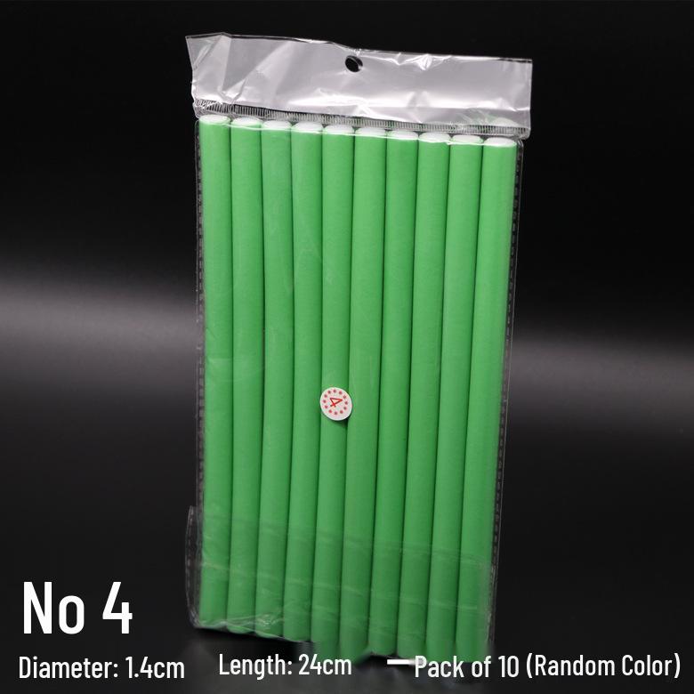 Heatless Sponge Hair Curlers: Rubber Rods for Lazy Curling, Combine into Sets.