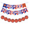 Sport Theme Party Banner Football Basketball Hanging Paper Garland Kids Boys Happy Birthday Party Decoration Favors Supplies