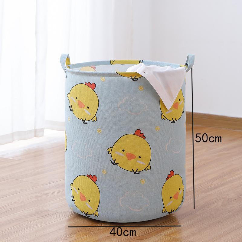 Clothing Laundry Baskets 1PC For Home Bathroom Cat Print Save Space Household Supplies Toy Storage Box Laundry Bucket