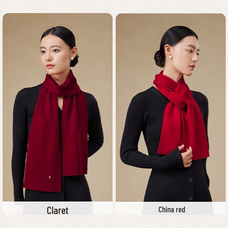 Shanghai Story Women's 100% Wool Knit Scarf