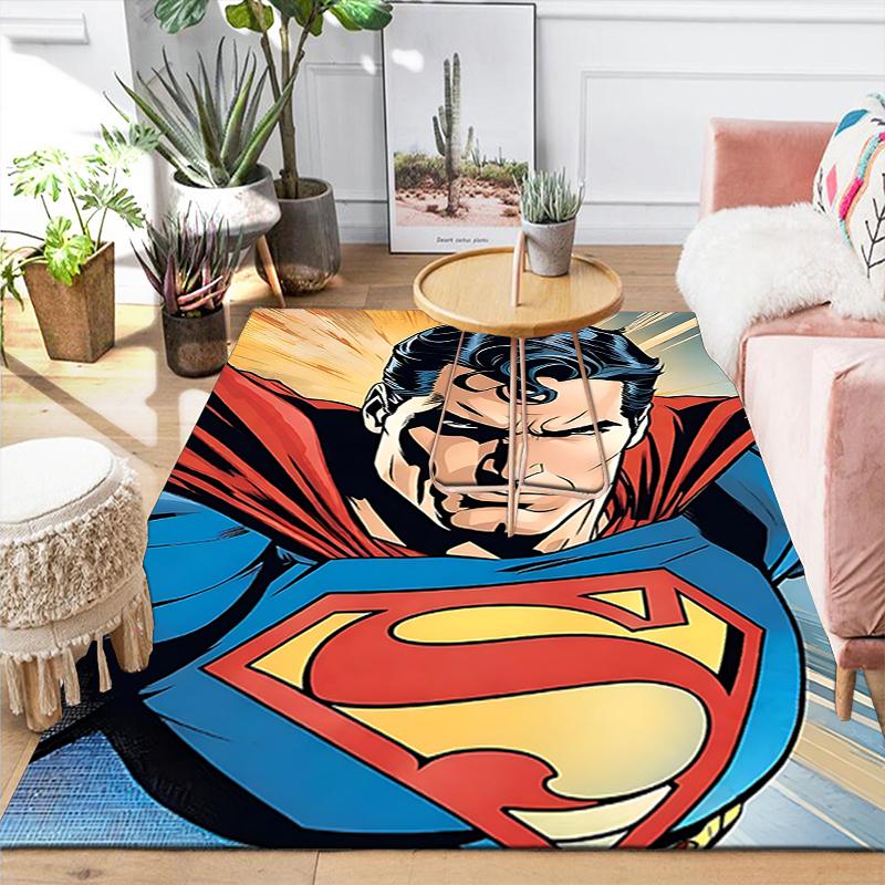 1Pc Superman'S Bold Adventure Rug, Office Carpet Indoor Outdoor Doormat, Non-Slip, Comfortable, Living, Christmas Halloween, Xmas Gift G1117