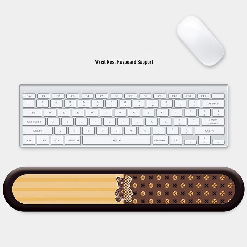 Ergonomic Silicone Wrist Rest Mouse Pad & Keyboard Support