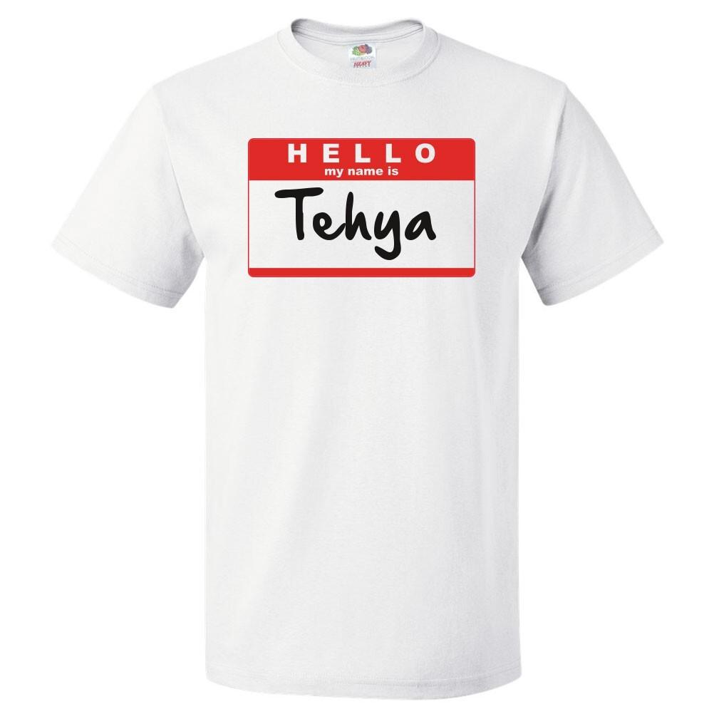 Camiseta Hello My Name Is TehyaSe abre en una nueva ventana o pestaña S