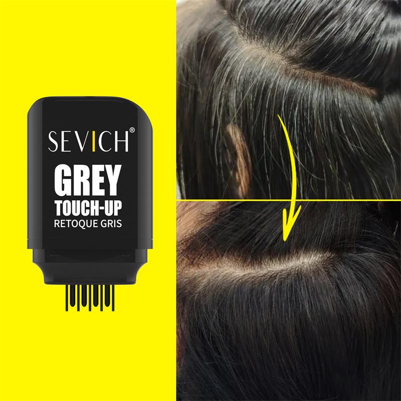 Hair Dye Stick With Comb SEVICH Temporary Waterproof Hair Coloring Pen Disposable Hair Root Concealer Stick Grey Touch Up Stick