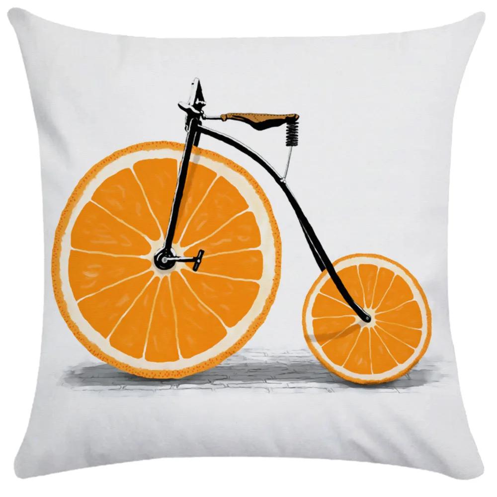 Home Decor Garden Chair Pillowcase Luxury Designer Summer Fruit  Decorative Tropical Mango