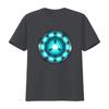 Arc Reactor Fun Design Mens T Shirt Cool Sci Fi Inspired Print for Tech Lovers Vintage Washed Casual Stylish Streetwear Unisex