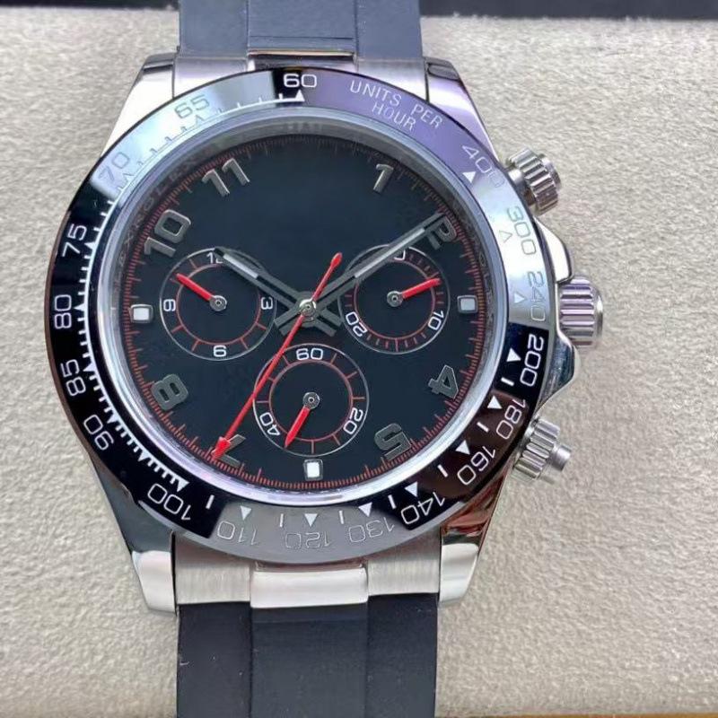 Rolex Daytona 40mm Diamond-Inlaid Multifunctional Automatic Mechanical Men's Watch.