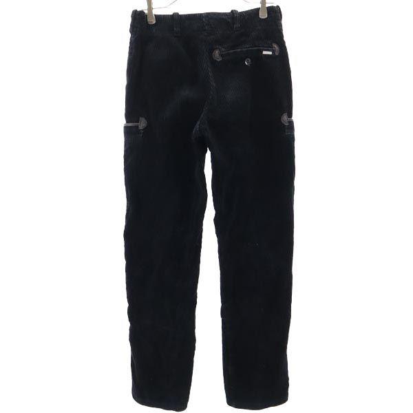 VINTAGE Black Corps Corduroy pants GR90 black Logger Pants Men's Used