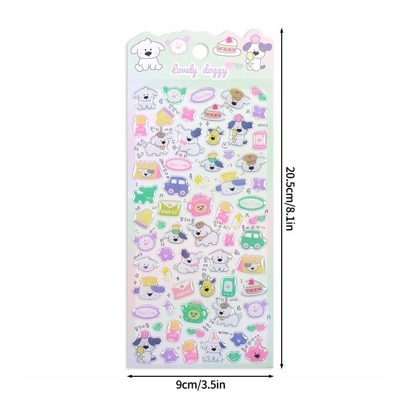 3D Prægestempler Scrapbooking DIY Dagbog Sødt Skrivegrej Skoleklistermærke Japansk Stil Telefoncover Dekorative Klistermærker