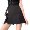 Versatile Women's High-Waist A-Line Midi Skirt with Slimming Bodycon Fit and Small Slit – 2024 Autumn Collection.
