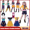 Anime K-Pop Demon Hunter Cosplay Kostyme Barn Huntrix Zoey Mira Rumi 3D Print Uniform Fest Sceneopptreden Jentestil Drakter