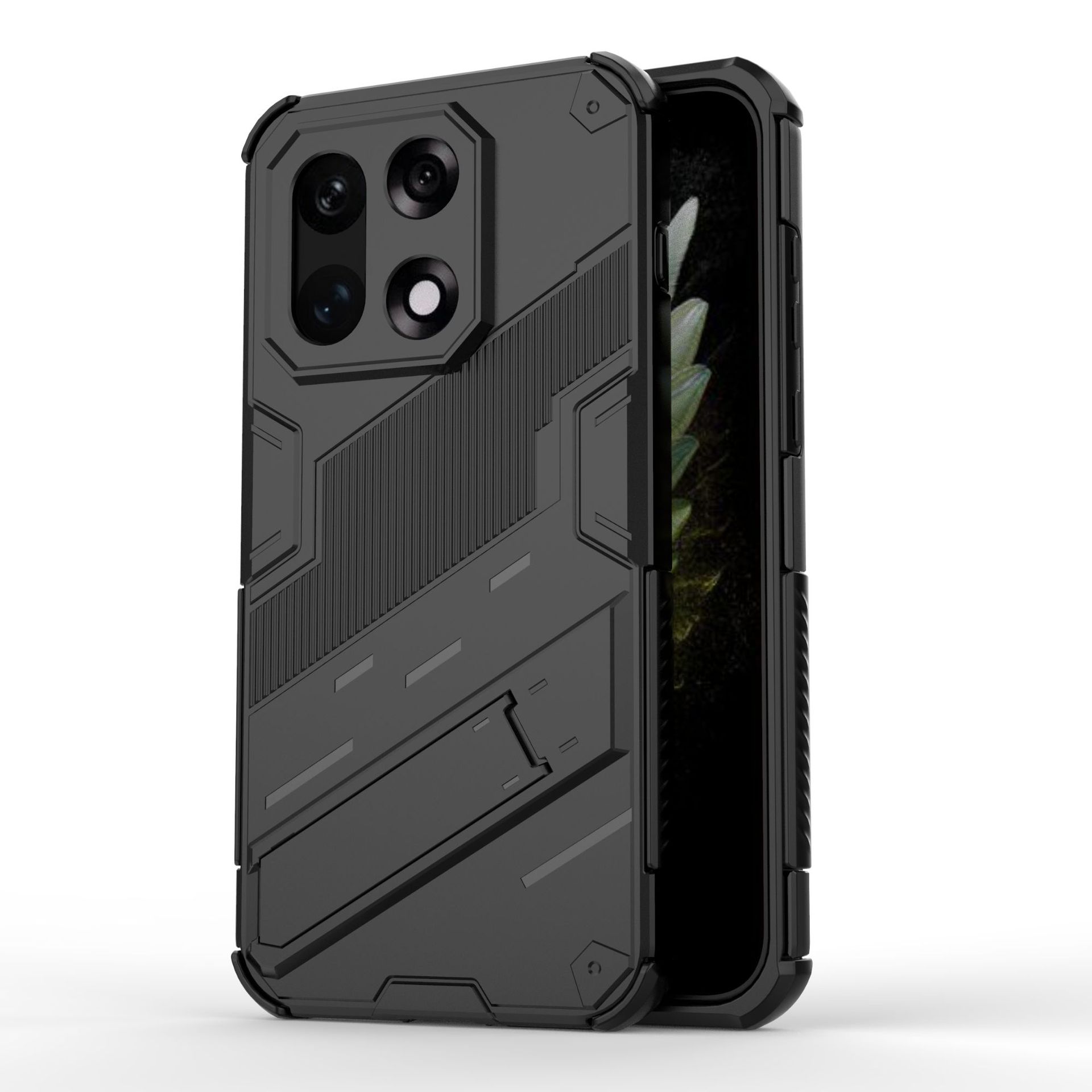

Oneplus 15 Case with Kickstand, Military-Grade Shockproof Ultra-Thin Slim Fit Hard Cover for Oneplus 15 чёрный