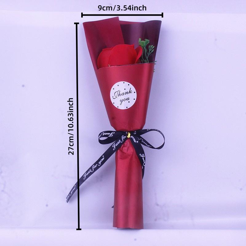 Artificial Soap Flower Rose Bouquet Gift Bags Mother'S Day Birthday Gift Wedding Home Decor  Rose Soap Bouquet Gift