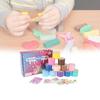 12 Piece Colorful Slime Cotton Mud Set For Kids Creative Diy Fun Activities
