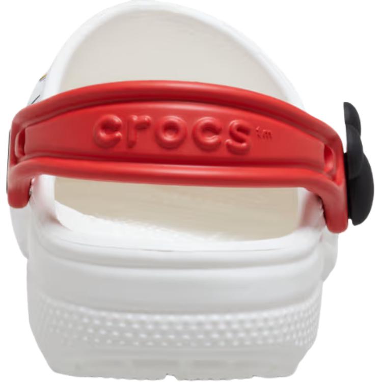 Crocs Mickey Friends Classic Clog Comfortable Versatile Low-Top Walker Shoes Baby clogs White 211485-90H