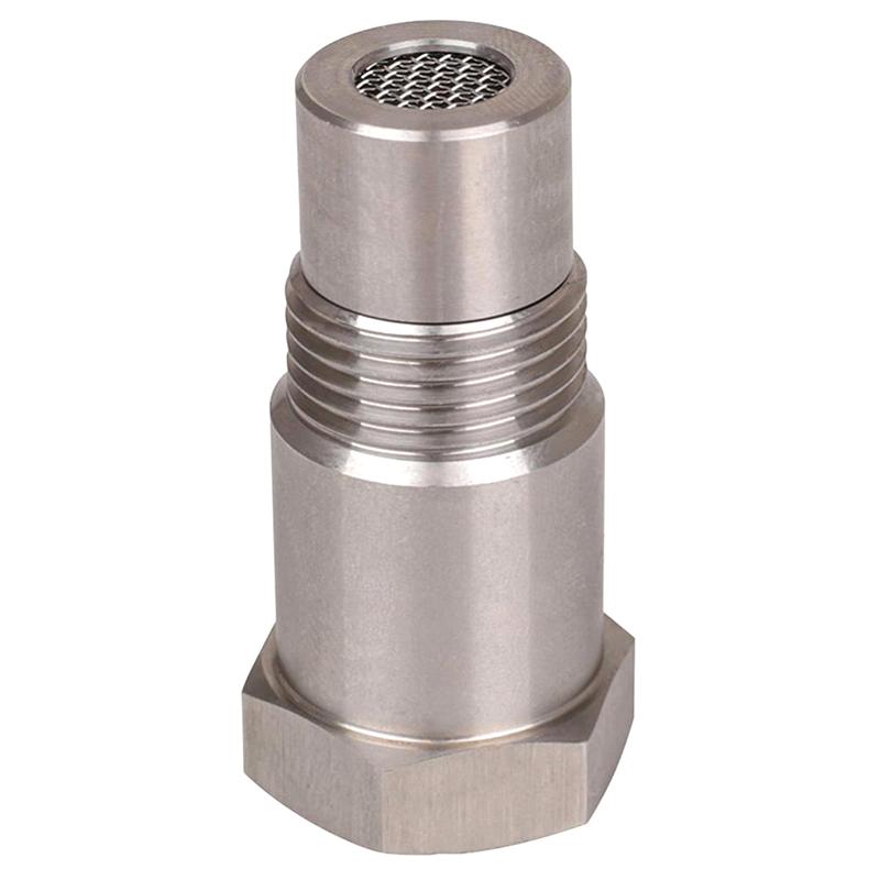 1Pc Mini Oxygen Catalyst Sensor M18X1.5 For Automobile 46.5*16.0*16.9Mm Silver Stainless Steel Durable Car Accessories