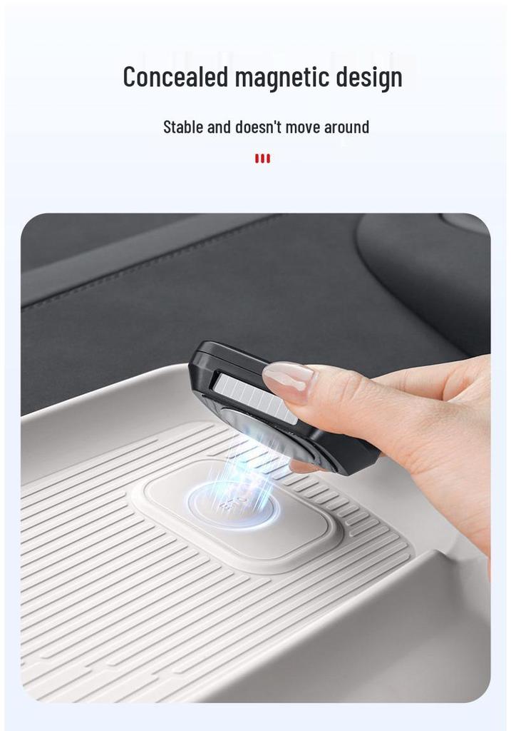Ideal MEGA Center Console Silicone Phone Holder & Dashboard Storage Box for Car Interior Decoration