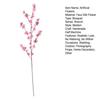 Artificial Flowers Adjustable Height Curvature Silk Plum Blossom Stems Fake Flower with Iron Wire Wedding Home Decor