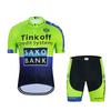 Saxo Bank Team Summer Bike Jersey Men Mtb Short Sleeve Cycling Set Shorts Set MTB Ropa Ciclismo Bicycle Shirts Maillot Clothing