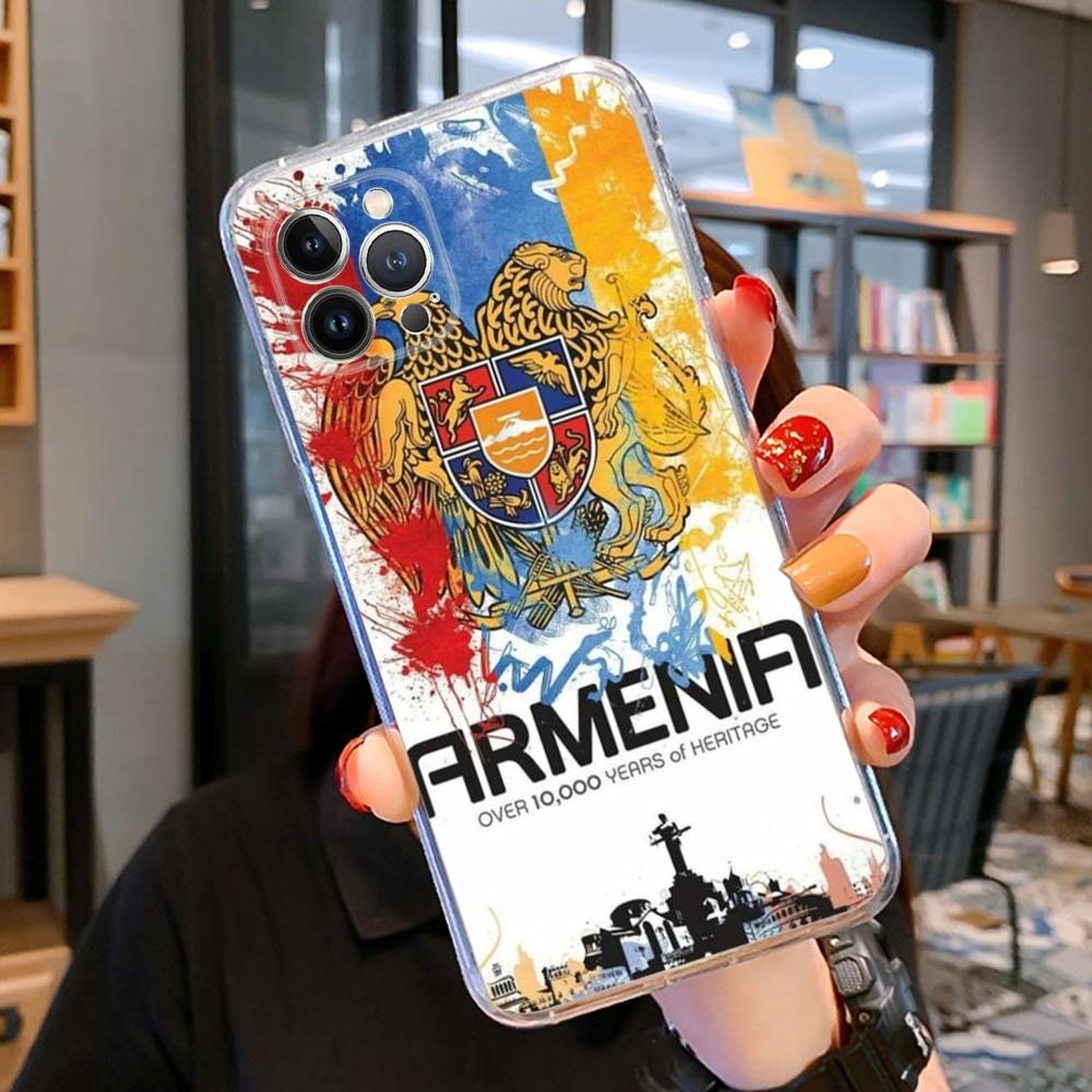 Armenia Armenians Flag Phone Case For iPhone 15 14 11 12 13 Mini Pro XS Max Cover 6 7 8 Plus X XR SE 2020 Funda Shell