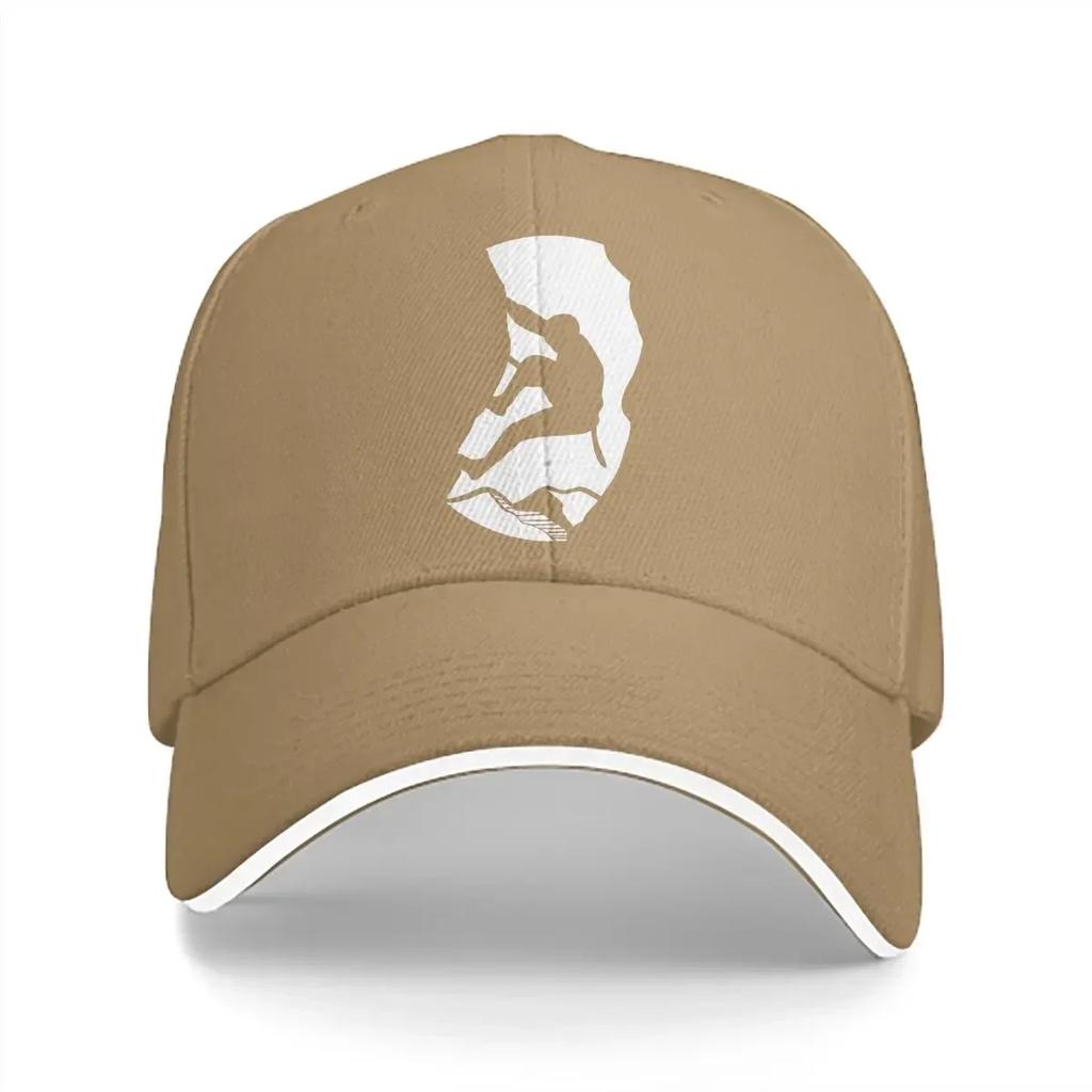 Mountain Climber Multicolor Hat Peaked Unisexs Cap Bouldering Boulderer Hiking Personalized Visor Protection Hats