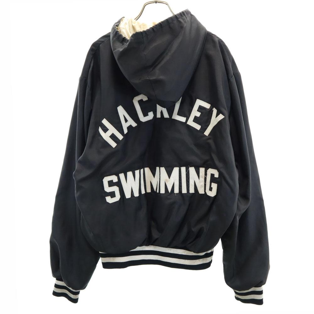 Holloway 70s 80s Made In USA Half Zip Jacket L Black Pullover Men's Used