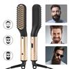 Electric Hot Comb Straightener Multifunctional Quick Heated Men Beard Care Brush Beard Anti-Scald Straightener Comb Hair Tools