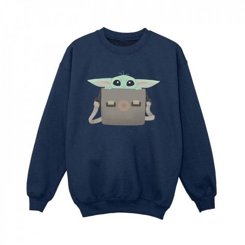 STAR WARS Boys The Mandalorian Grogu Luggage Sweatshirt