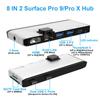 Surface Pro 9 Hub 4K HDMI Port USB C Thunderbolt 4 PD Charging 100M LAN USB Audio Port Card Reader Microsoft Surface Pro 9 Dedicated Dock + (Display +