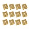 12Pcs Elegant Gift Boxes For Sweets Delicate European Style Plastic Candy Boxes with Lid For Sweet Treat Party Favors