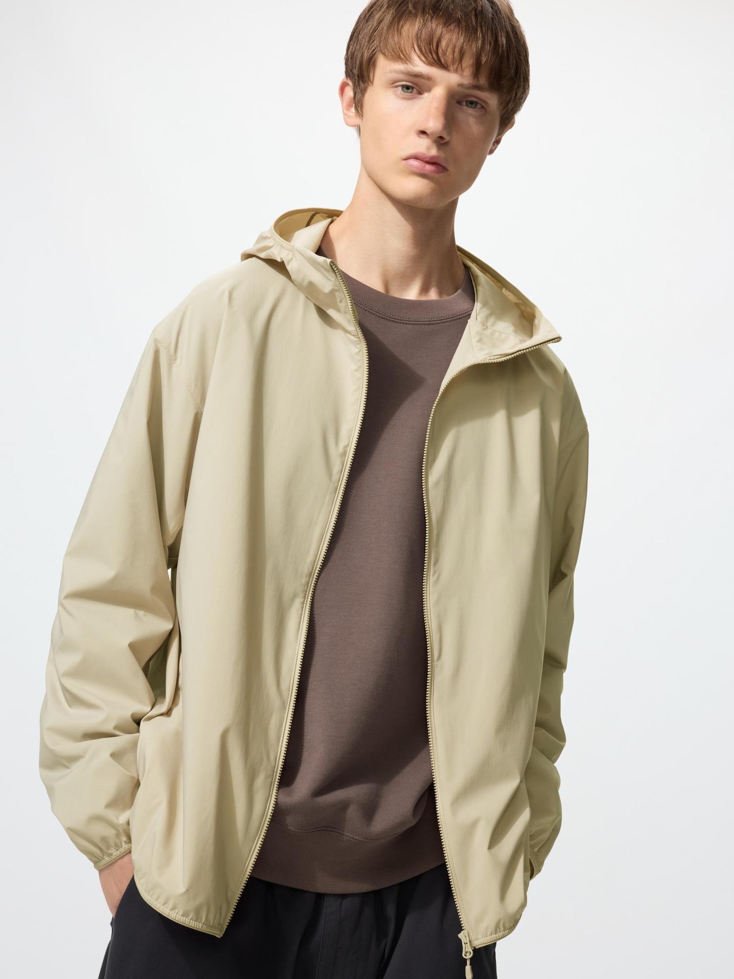 Uniqlo Japan Pockable Uv Cut Hoodie Nanodesign 30 NATURAL/L