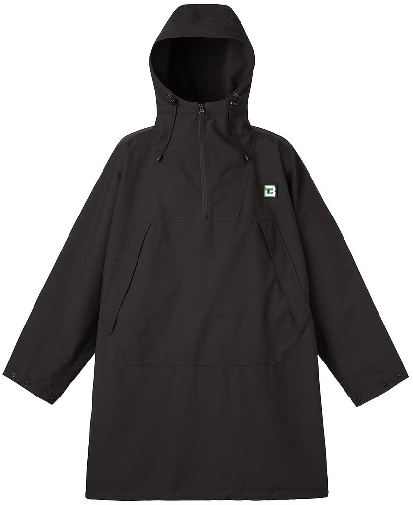 EVERGREEN Anorak Poncho L Black B-TRUE (LL-4L Class)