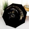 Sons Anarchy Characters Folding Umbrella 8 Paraphenoid Bones Suitable For All Seasons Light Travel Umbrella Three Folds