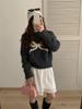 Winter Women's High-End Bow Knot Sweater - Loose Fit Round Neck Long Sleeve Knitwear
