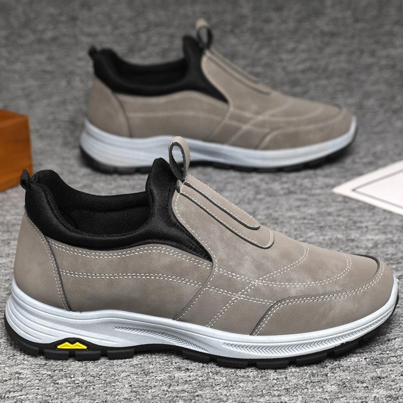 Heren geklede schoenen mode heren casual schoenen platte schoenen leer ademend zacht